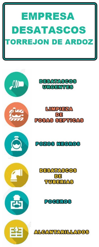 servicios de desatascos en torrejon de ardoz